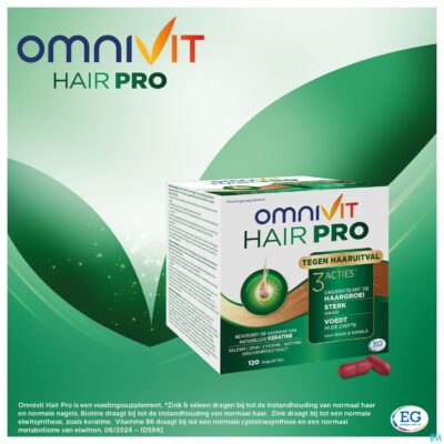 Omnivit hair pro nutri repair             comp 180-8