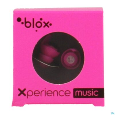 Blox music oordoppen fluo roze 1 paar