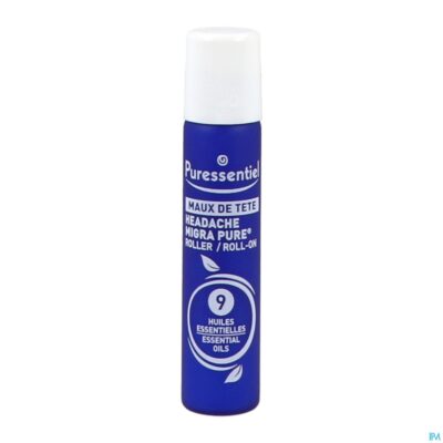 Puressentiel roller hoofdpijn 9 ess olie 5ml-3