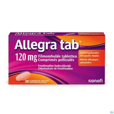 Allegra tab 120mg filmomh tabl 30x120mg