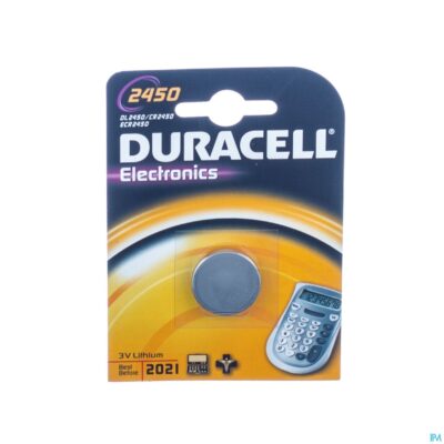 Duracell dl/cr 2450 diam24mm ep50mm