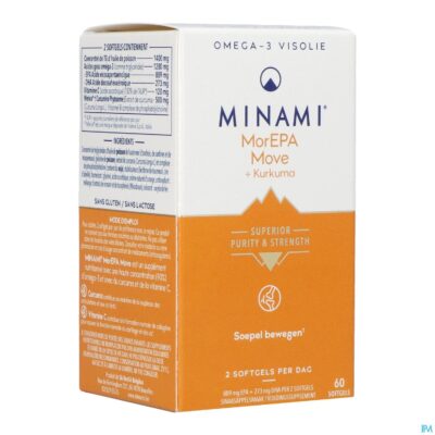 Minami morepa move + curcuma softgels 60 nf