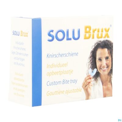 Solu brux opbeetplaatje aanpasbaar transparant