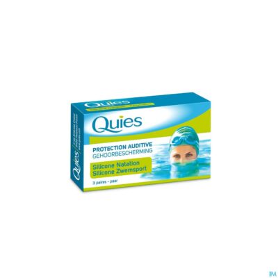 Quies oordoppen zwemmen maxi silic. 3 paar-2