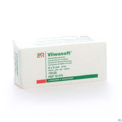 Vliwasoft kp n/st 4pl 5x 5cm 100 12075