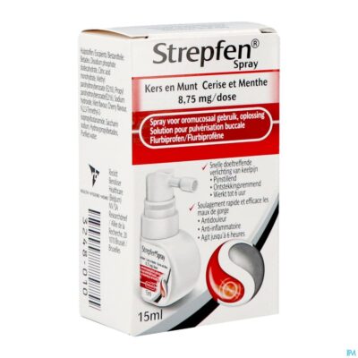 Strepfen 8,75mg spray oromucosaal opl 15ml