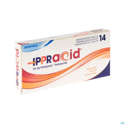 Ippracid 20mg maagsapresist tabl 14