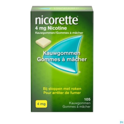 Nicorette kauwgom 105x4mg