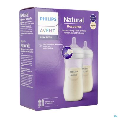 Philips avent natural 3.0 zuigfles duo 2x330ml