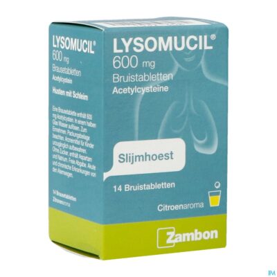 Lysomucil 600 comp eff 14 x 600mg