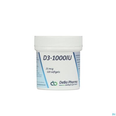 D3 1000iu softgels 120 deba