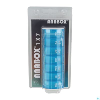 Anabox pildoos week blauw