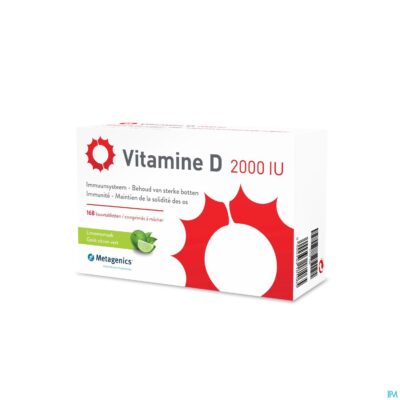 Vitamine d 2000iu metagenics tabl 168