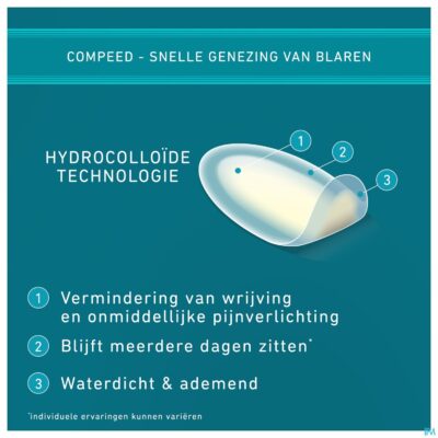 Compeed pleister blaren small 6-5