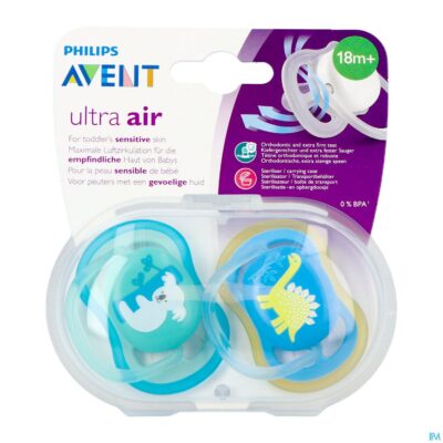 Philips avent fopspeen +18m air boy koala dino