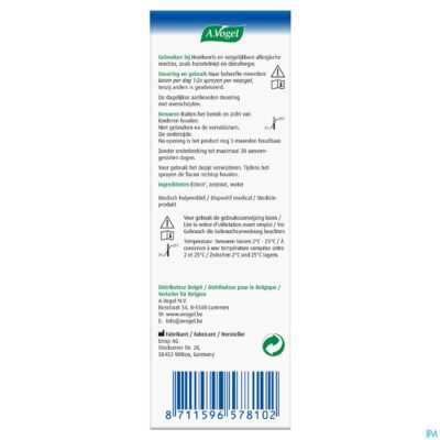 A.vogel pollinosan hooikoorts neusspray 20ml-2