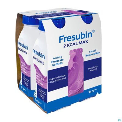 Fresubin 2 kcal compact drink bosvruchten 4x125ml