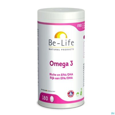 Omega 3 500 be life caps 180-2