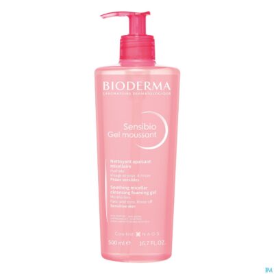 Bioderma sensibio gel schuimend pompfles 500ml