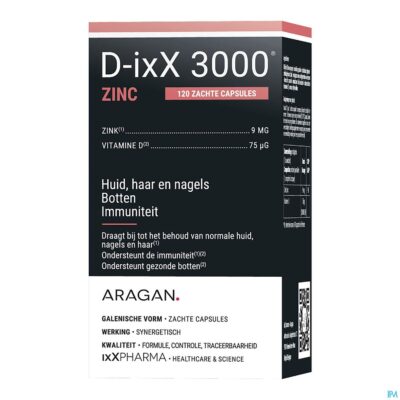 D-ixx 3000 zinc softcaps 120-2