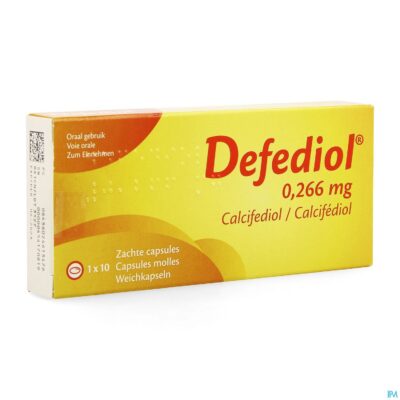 Defediol 0,266mg zachte caps 10