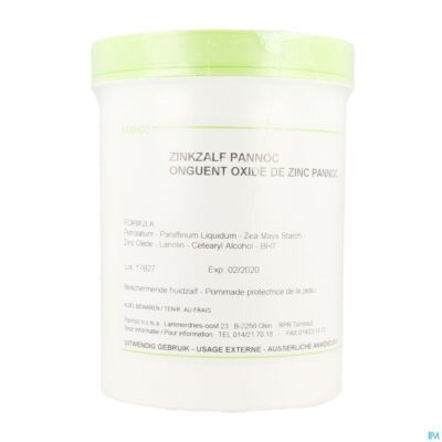 Zinkoxide zalf 1kg pannoc