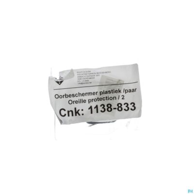 Oorberschermer plastiek 2 pontos
