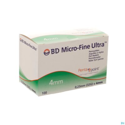 Bd microfine ultra pennaald 4mm 32g easyflow 100-2