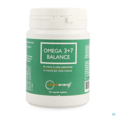 Natural energy - omega 3+7 balance caps 90-2