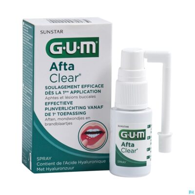 Gum aftaclear mondspray 15ml-3