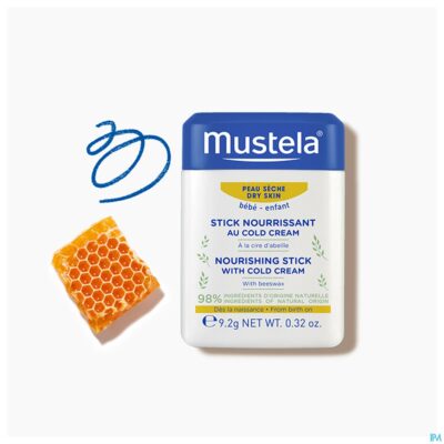 Mustela ps stick voedend cold cream 9,2g-2