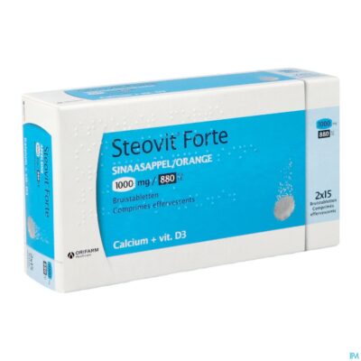 Steovit forte 1000mg/880 ie/ui comp eff 30