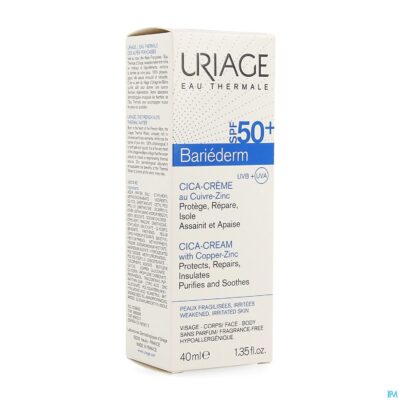 Uriage bariederm cica creme ip50+ 40ml-2