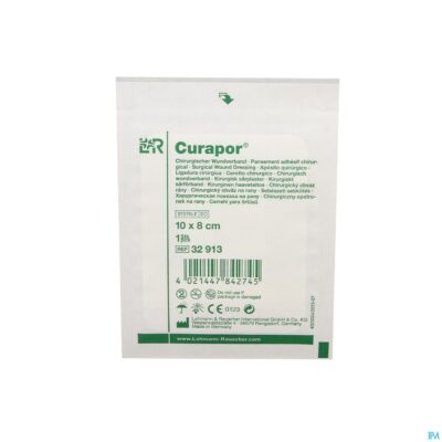 Curapor verb chirurg. steriel 8cmx10cm 50 32913-5