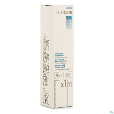 Febelcare med4 film zelfklevend wtp 10cm 1m 1