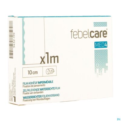 Febelcare med4 film zelfklevend wtp 10cm 1m 1-2