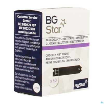 Bg star teststrips 50