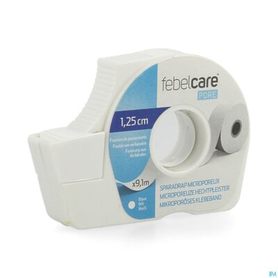 Febelcare pore micropor.hechtpleister 12,5mmx9,14m
