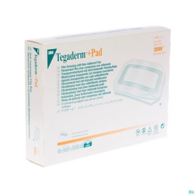 Tegaderm + pad 3m transp steril 9cmx15cm 5 3589p-2
