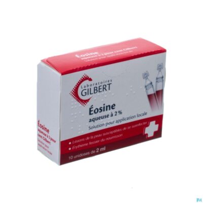 Gilbert eosine waterige opl 2% steriel 10x2ml-2