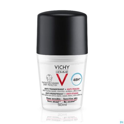 Vichy homme deo a/trans a/stre.prot.48h roller50ml
