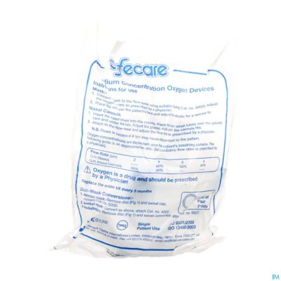 Lifecare zuurstofmasker volw + slang 2011