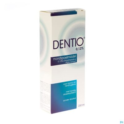 Dentio blauw 0,12% mondspoelmiddel 250ml