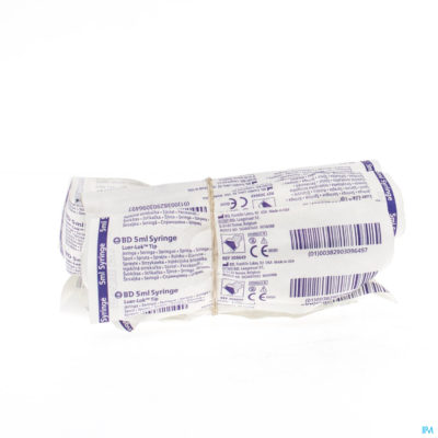 Bd spuit ll 5ml zonder naald 10