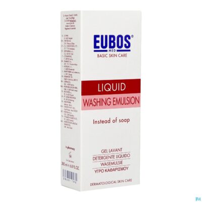 Eubos zeep vloeibaar roze 200ml