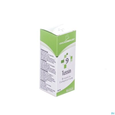 Vanocomplex n 9 tussin gutt 50ml unda
