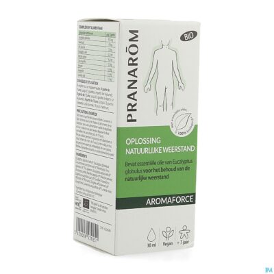 Pranarom aromaforce opl. natuurl.weerstand bio30ml