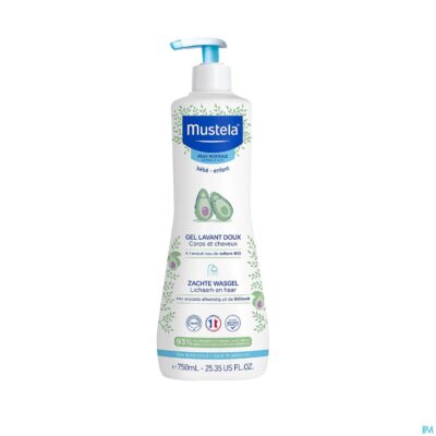 Mustela pn wasgel zacht 750ml