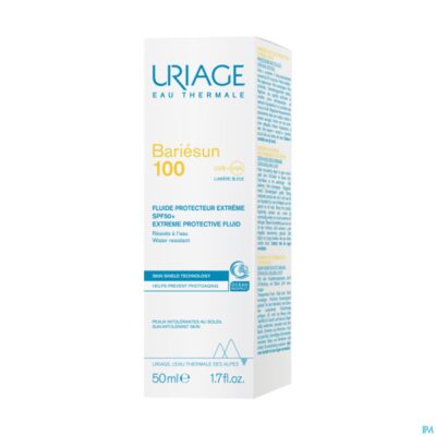 Uriage bariesun fluide 100 ext. besch. ip50+ 50ml