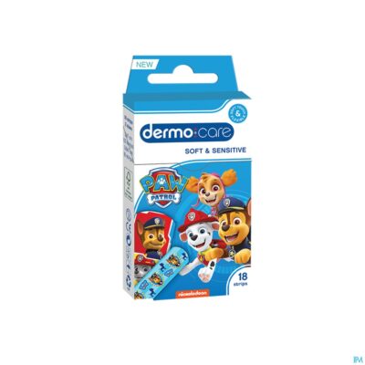 Dermo care soft&sens. paw patrol pleist. strips 18-2